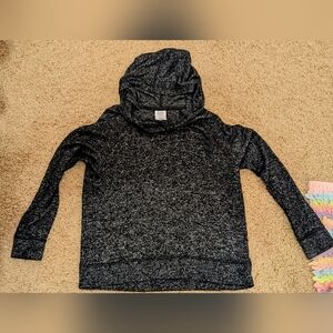 Hooded Girls Knit Shirt